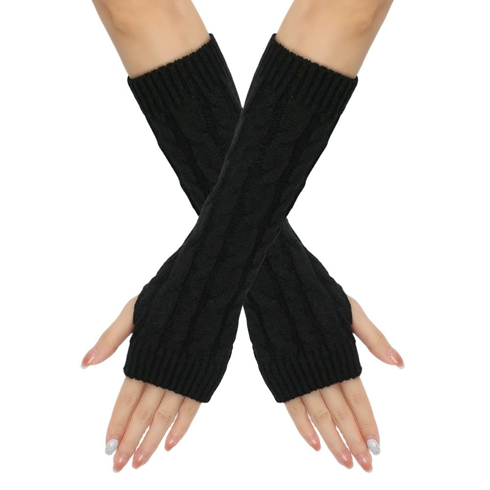 Sarung Tangan Tanpa Jari, Saru - Fingerless Glove Knit ulasan dan harga