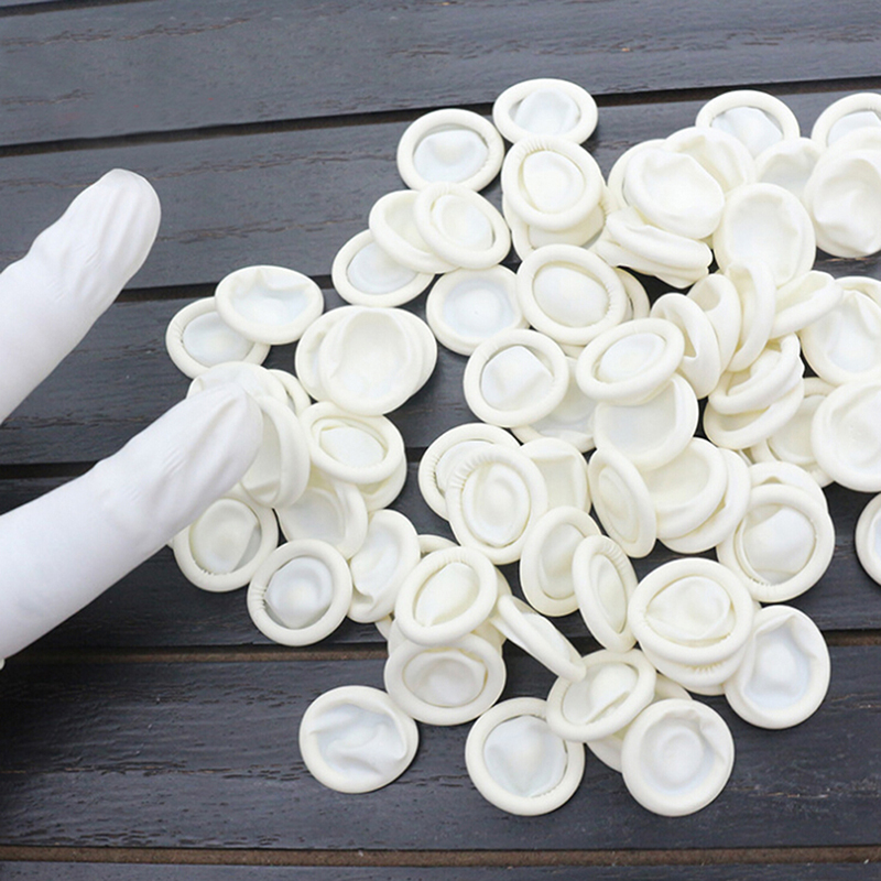 20/100 Buah Set Sarung Jari Ka - Latex Disposable Glove ulasan dan harga